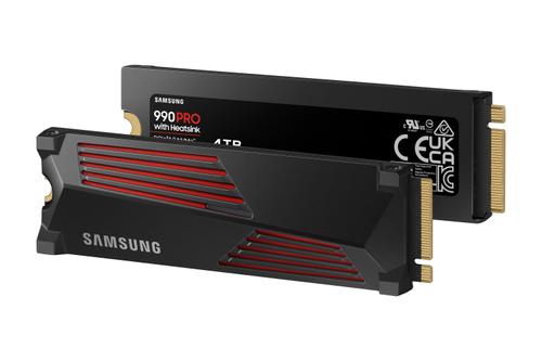 SAMSUNG 990 PRO 4TB SSD MZ-V9P4T0GW NVMe M.2 Heatsink (MZ-V9P4T0GW)