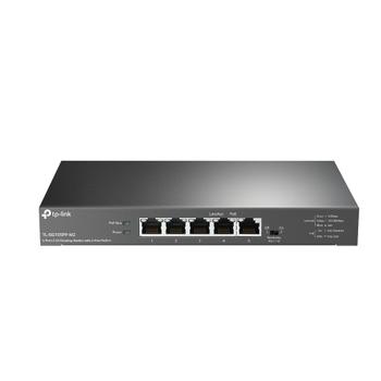 TP-LINK Easy Smart Multi-G Switch, 4x2.5G PoE++ (60W), 1x2.5G RJ45, 123W PoE Budget, Desktop, Fanless, Ext PSU (TL-SG105PP-M2)