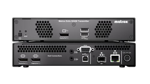 MATROX Extio 3 - N3208_ Dual IP KVM transmitter appliance (XTO3-N3208TX)