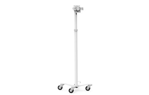 COMPULOCKS Universal Tablet Cling Medical Rolling Kiosk - Vagn - för surfplatta - metall - vit - skärmstorlek: 7"-13" - monteringsgränssnitt: 100 x 100 mm (UCLGMCRSTDW)