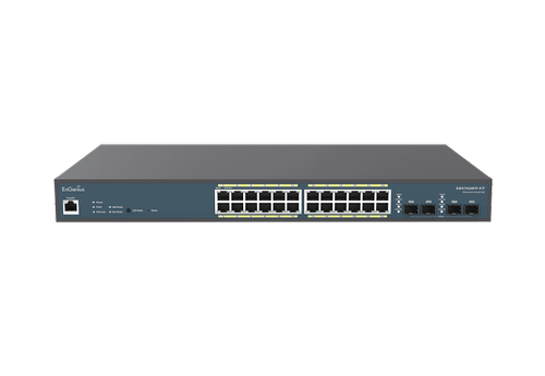 ENGENIUS Switch full managed Layer 2+ 28 Port • 24x 1 GbE • PoE Budget 410W • 24x PoE at • 4x SFP • 19 • EWS7928FP-FIT • FitCon/ FitXpress (1402A0193310)