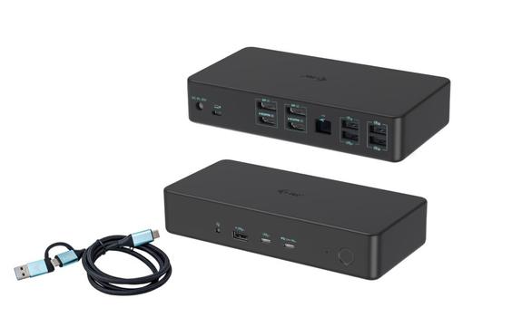 I-TEC USB 3.0/ USB-C/ TB 3 PRO DUAL 4K DISPLAY DOCKING STATION GEN2 PD ACCS (CADUAL4KDOCKPD2)