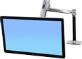 ERGOTRON LX HD Sit-Stand Desk Mount LCD Arm Polished