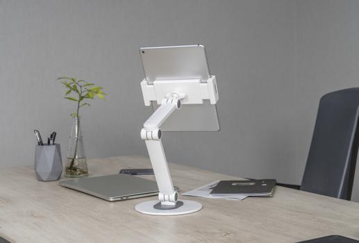 DELTACO OFFICE Universal Tablet Tabletop Stand 4,7" - 12,9" (ARM-0560)