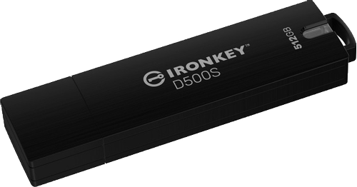 KINGSTON 512GB IronKey D500S FIPS 140-3 Lvl 3 (Pending) AES-256 MEM (IKD500S/512GB)