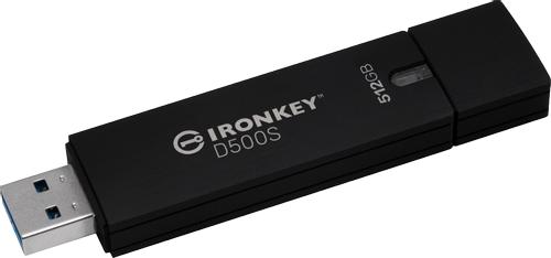 KINGSTON 512GB IronKey Managed D500SM FIPS 140-3 Lvl 3 Pending AES-256 (IKD500SM/512GB)