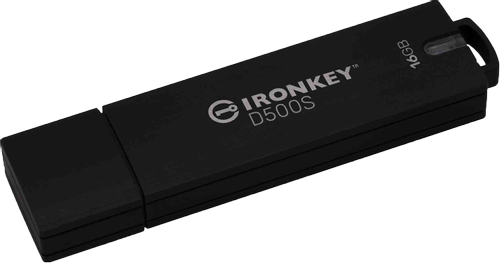 KINGSTON 16GB IronKey D500S FIPS 140-3 Lvl 3 Pending AES-256 (IKD500S/16GB)