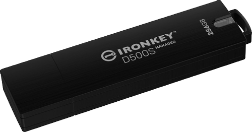 KINGSTON 256GB IronKey Managed D500SM FIPS 140-3 Lvl 3 Pending AES-256 (IKD500SM/256GB)