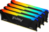 KINGSTON 64GB 3200MHz DDR4 CL16 DIMM (4 x 16GB) FURY Beast RGB