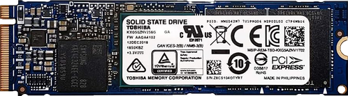 TOSHIBA SSD 256GB M.2 NVME/PCIE M.2 (2280) INT (KXG50ZNV256GA)