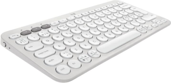 LOGITECH Pebble Keys 2 K380s - TONAL WHITE  (920-011880)