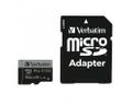 VERBATIM Micro SDXC Card PRO U3 Class 10 A2 512GB w/adaptor