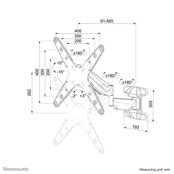 NEOMOUNTS WL70-550BL14,  Monitor/ TV  (WL70-550BL14)