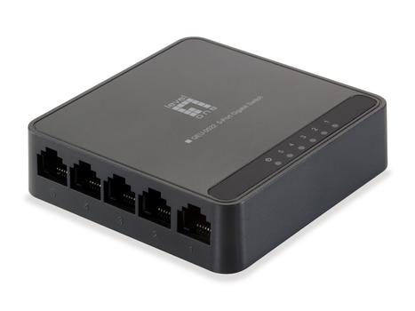 LEVELONE GEU-0522, Gigabit Ethernet (10/ 100/ 1000),  Fuld dupleks (GEU-0522)