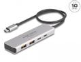 DELOCK USB 10 Gbps USB Type-C™ Hub with 2 x USB Type-A and 2 x USBC