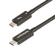 STARTECH 3ft 1m Thunderbolt 4 Cable 40Gbps 100W PD 4K/8K Video Intel-Certified Compatible w/Thunderbolt 3/USB 3.2/DisplayPort