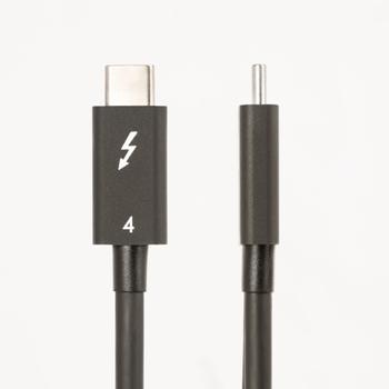 STARTECH 1.6ft/ 50cm Thunderbolt 4 Cable 40Gbps 100W PD 4K/8K Video Intel-Certified Compatible w/ Thunderbolt 3/USB 3.2/ DisplayPor (TBLT4MM50CM)