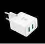 SIGN Mini Quick Charger Dual USB, 2.4A - White