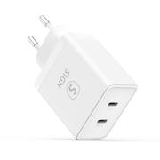 SIGN Dual USB-C PD Charger 40W - White (SN-PD40W)