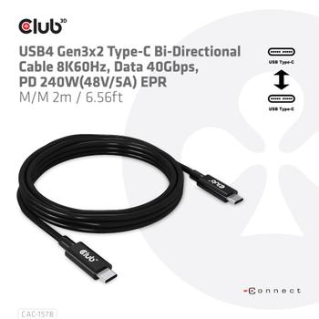 CLUB 3D Usb4 Gen3X2 Type-C (CAC-1578)