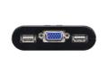 ATEN KVM switch 2datorer HD15/USB, 0,9m (CS-22U)