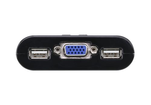 ATEN KVM switch 2datorer HD15/USB, 0,9m (CS-22U)