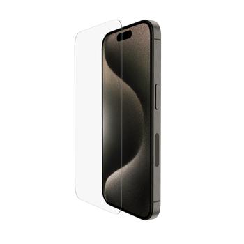 BELKIN ScreenForce - Schermbeschermer voor mobiele telefoon - gehard glas, behandeld - glas - voor Apple iPhone 15 Pro (OVA137ZZ)