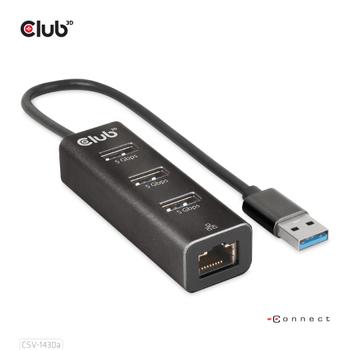 CLUB 3D Usb 3.2 Gen1 Type-A, 3 Ports (CSV-1430A)