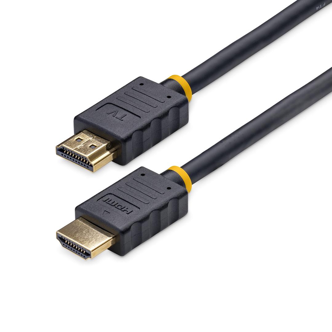 StarTech - 5m (15 ft) Active High Speed HDMI Cable - Ultra HD 4k x 2k HDMI Cable - HDMI to HDMI M/M - 1080p - Audio Video Gold-Plated (HDMM5MA) - HDMI-kabel - 5 m