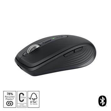 Logitech MX Anywhere 3S - mus - Bluetooth - grafitt (910-006929)