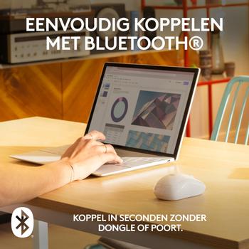 LOGITECH M240 Silent Bluetooth Mouse Off White (910-007120)