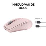 Logitech MX Anywhere 3S - mus - Bluetooth - rosa (910-006931)