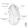 LOGITECH M240 Silent Bluetooth Mouse Off White (910-007120)