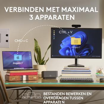 Logitech MX Anywhere 3S - mus - Bluetooth - blekgrå (910-006930)