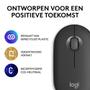 LOGITECH PEBBLE MOUSE 2 M350S GRAPHITE TONAL BT N/A EMEA-808 DONGLELESS WRLS (910-007015)