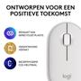 LOGITECH PEBBLE MOUSE 2 M350S WHITE TONAL BT N/A EMEA-808 DONGLELESS WRLS (910-007013)