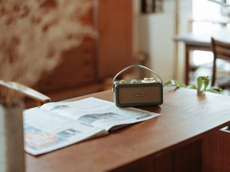 SANGEAN RA-101 Forest - Gold FM Receiver with Bluetooth Speaker (A500523)