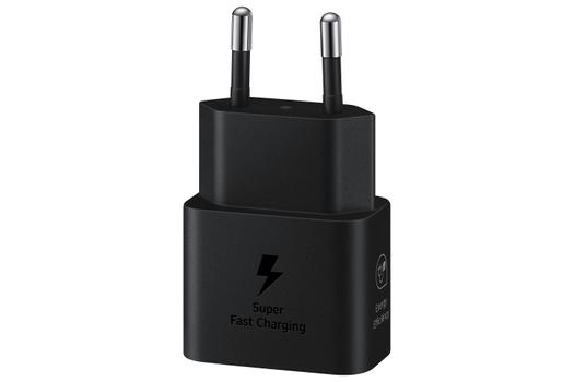 Samsung EP-T2510X strømadapter - med datakabel - 24 pin USB-C - 25 watt (EP-T2510XBEGEU)