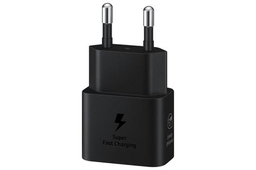 Samsung EP-T2510X strømadapter - med datakabel - 24 pin USB-C - 25 watt (EP-T2510XBEGEU)