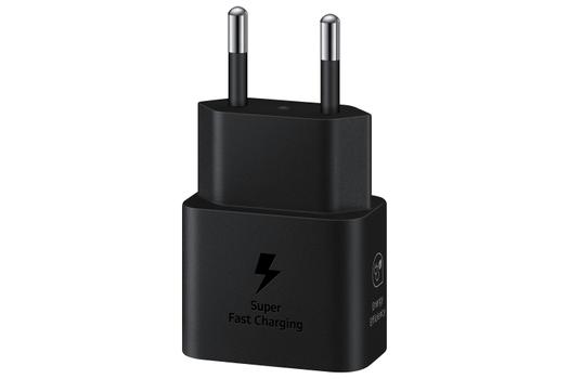 Samsung EP-T2510X strømadapter - med datakabel - 24 pin USB-C - 25 watt (EP-T2510XBEGEU)