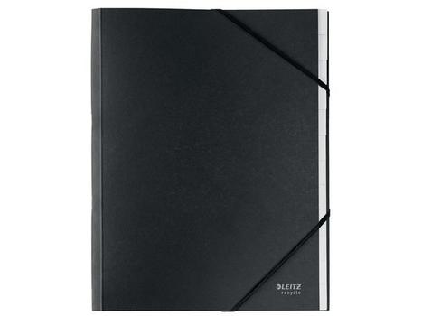 LEITZ Sorteringsmappe recy A4 6-lom sort (39140095*6)