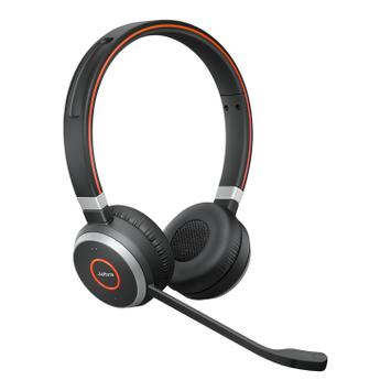 Jabra Evolve 65 UC stereo - Hodesett - on-ear - Bluetooth - trådløs - NFC - USB (6599-829-409)