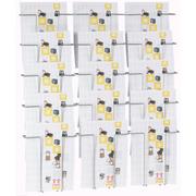 TWINCO Brochureholder Twin Agenda Væg A4 15 fag 780x720x75mm