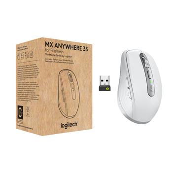 Logitech MX Anywhere 3S for Business - mus - Bluetooth - blekgrå (910-006959)