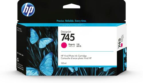 HP 745 Ink Cartridge Magenta 130 ml (F9J95A)