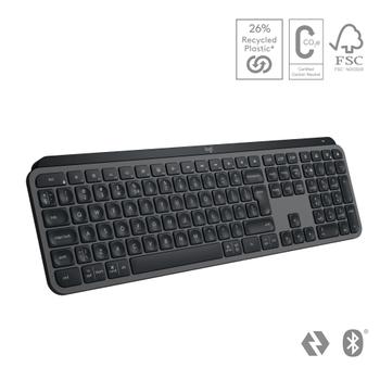 LOGITECH MX KEYS S - GRAPHITE - US INTL - BT N/A - INTNL-973 PERP (920-011587)