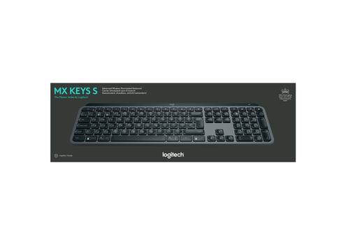 LOGITECH MX KEYS S - GRAPHITE - US INTL - BT N/A - INTNL-973 PERP (920-011587)