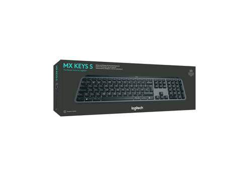 LOGITECH MX KEYS S - GRAPHITE - US INTL - BT N/A - INTNL-973 PERP (920-011587)