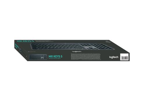 LOGITECH MX KEYS S - GRAPHITE - US INTL - BT N/A - INTNL-973 PERP (920-011587)