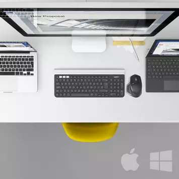 Logitech MX Master 2S - mus - Bluetooth,  2.4 GHz - grafitt (910-005966)